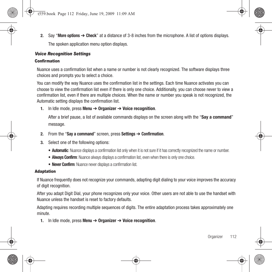 Samsung Comeback GH68-22878A User Manual | Page 115 / 158