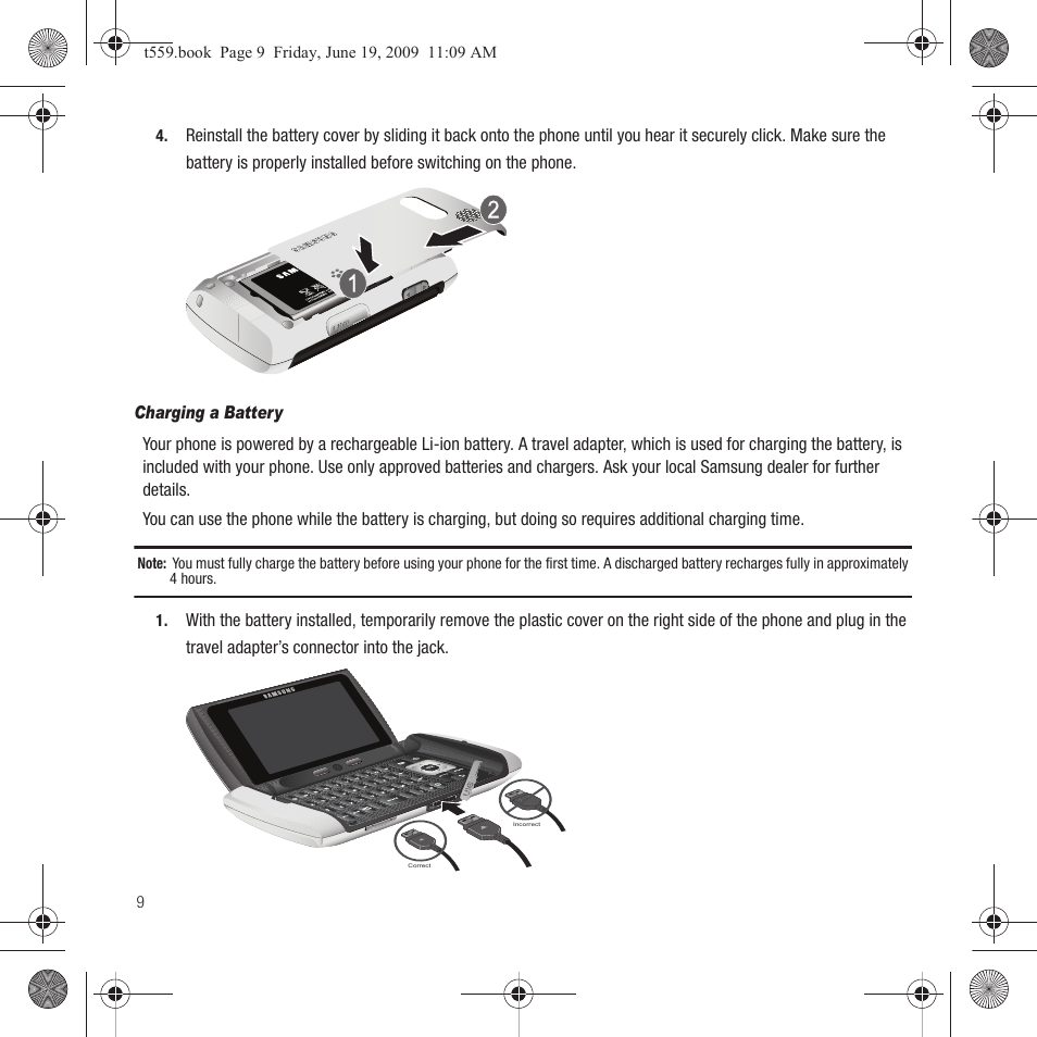 Samsung Comeback GH68-22878A User Manual | Page 12 / 158