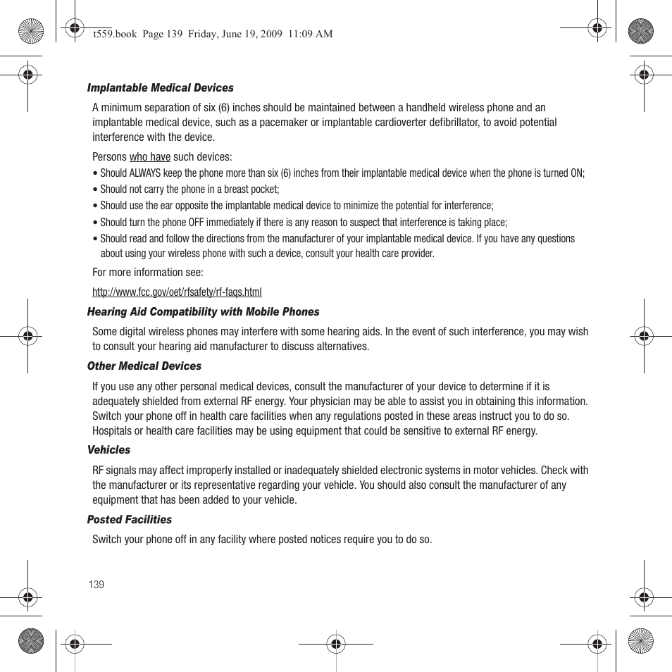 Samsung Comeback GH68-22878A User Manual | Page 142 / 158