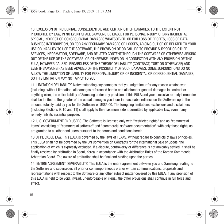 Samsung Comeback GH68-22878A User Manual | Page 154 / 158