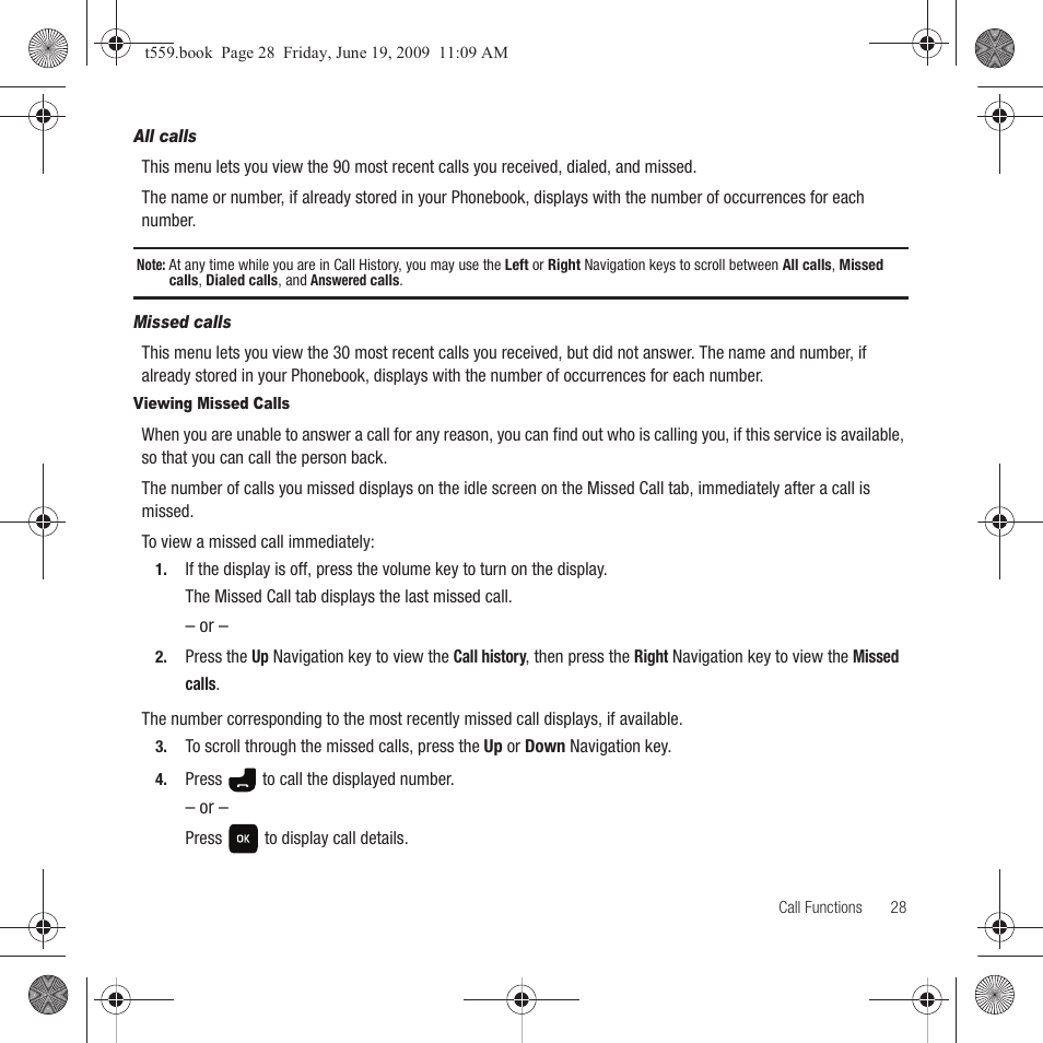 Samsung Comeback GH68-22878A User Manual | Page 31 / 158