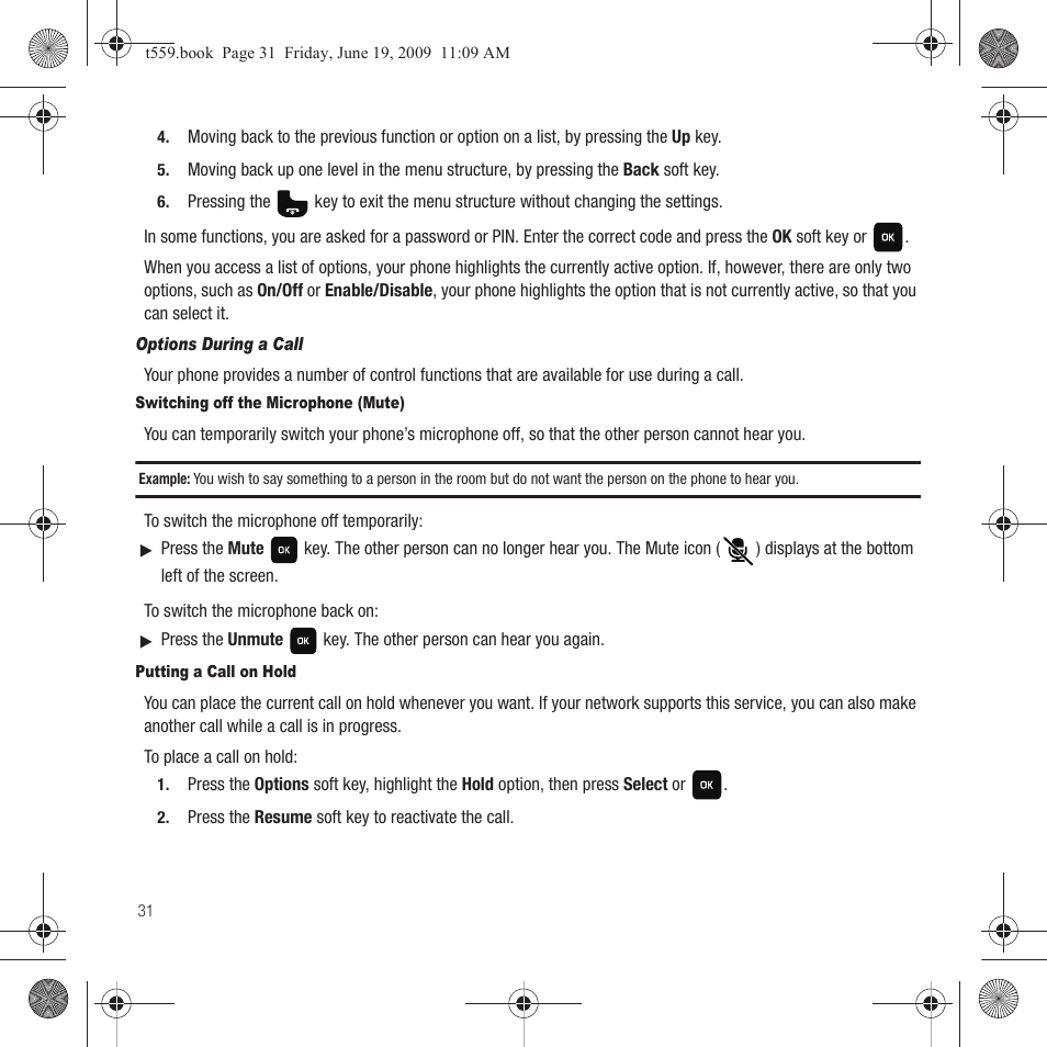 Samsung Comeback GH68-22878A User Manual | Page 34 / 158