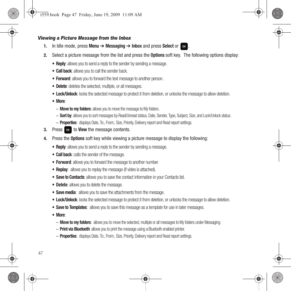 Samsung Comeback GH68-22878A User Manual | Page 50 / 158