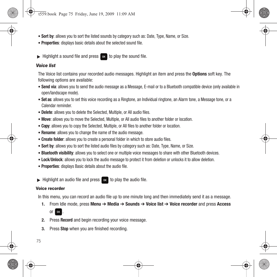 Samsung Comeback GH68-22878A User Manual | Page 78 / 158