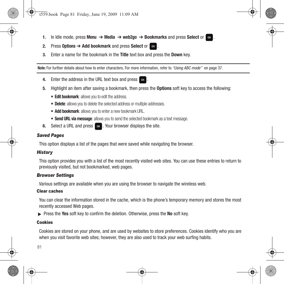 Samsung Comeback GH68-22878A User Manual | Page 84 / 158