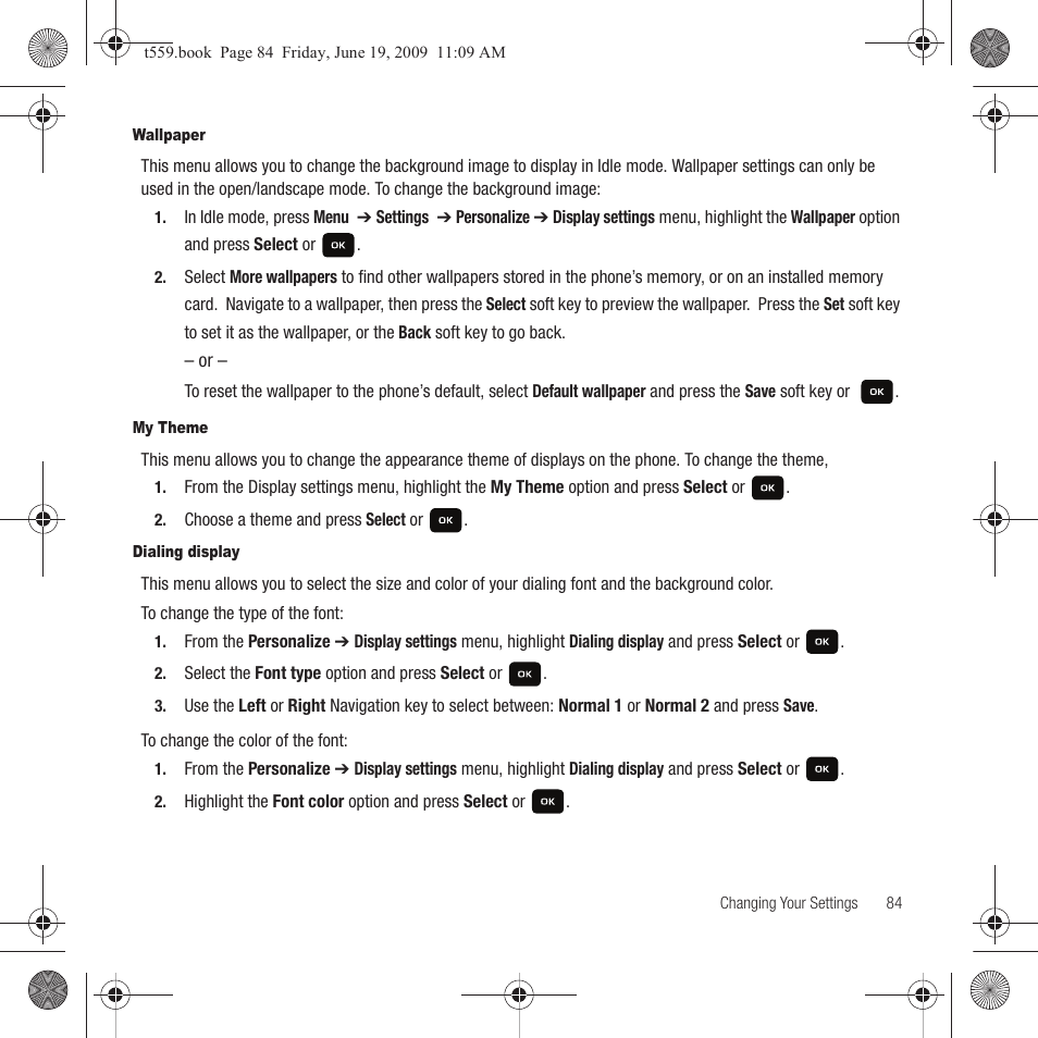 Samsung Comeback GH68-22878A User Manual | Page 87 / 158