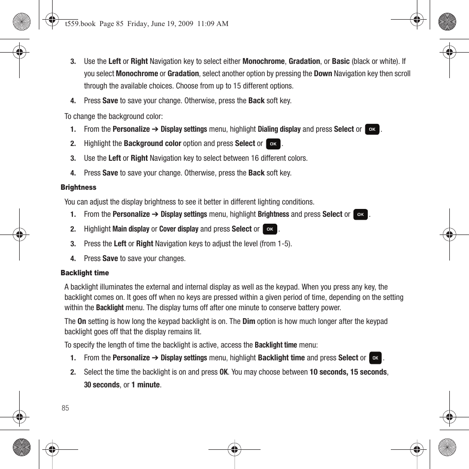 Samsung Comeback GH68-22878A User Manual | Page 88 / 158
