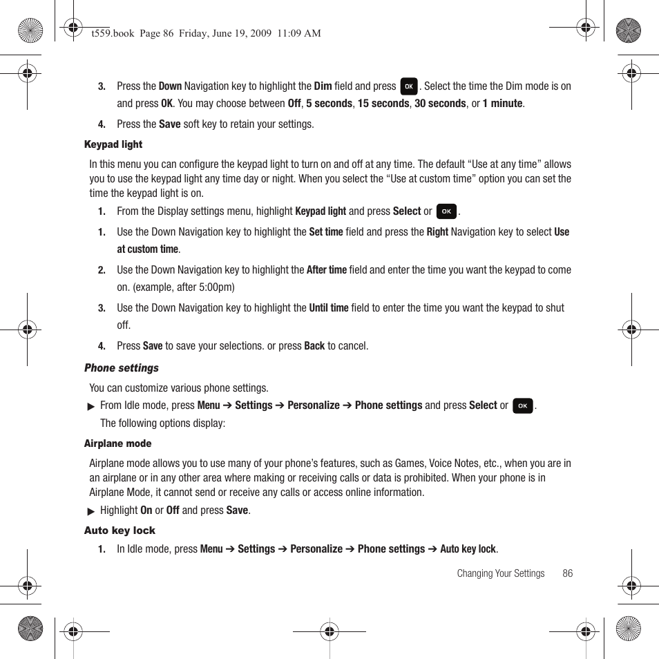 Samsung Comeback GH68-22878A User Manual | Page 89 / 158