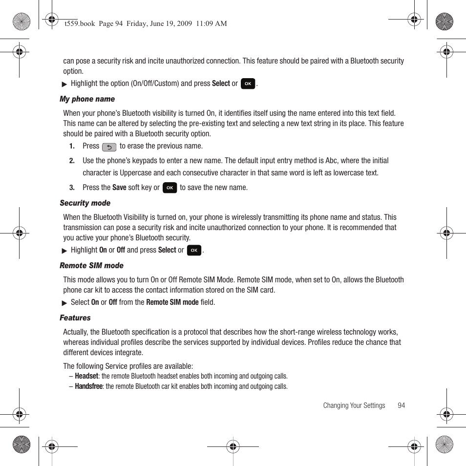 Samsung Comeback GH68-22878A User Manual | Page 97 / 158