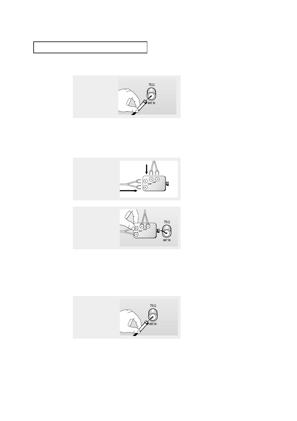 Connecting cable tv | Samsung CL29Z7H User Manual | Page 14 / 65