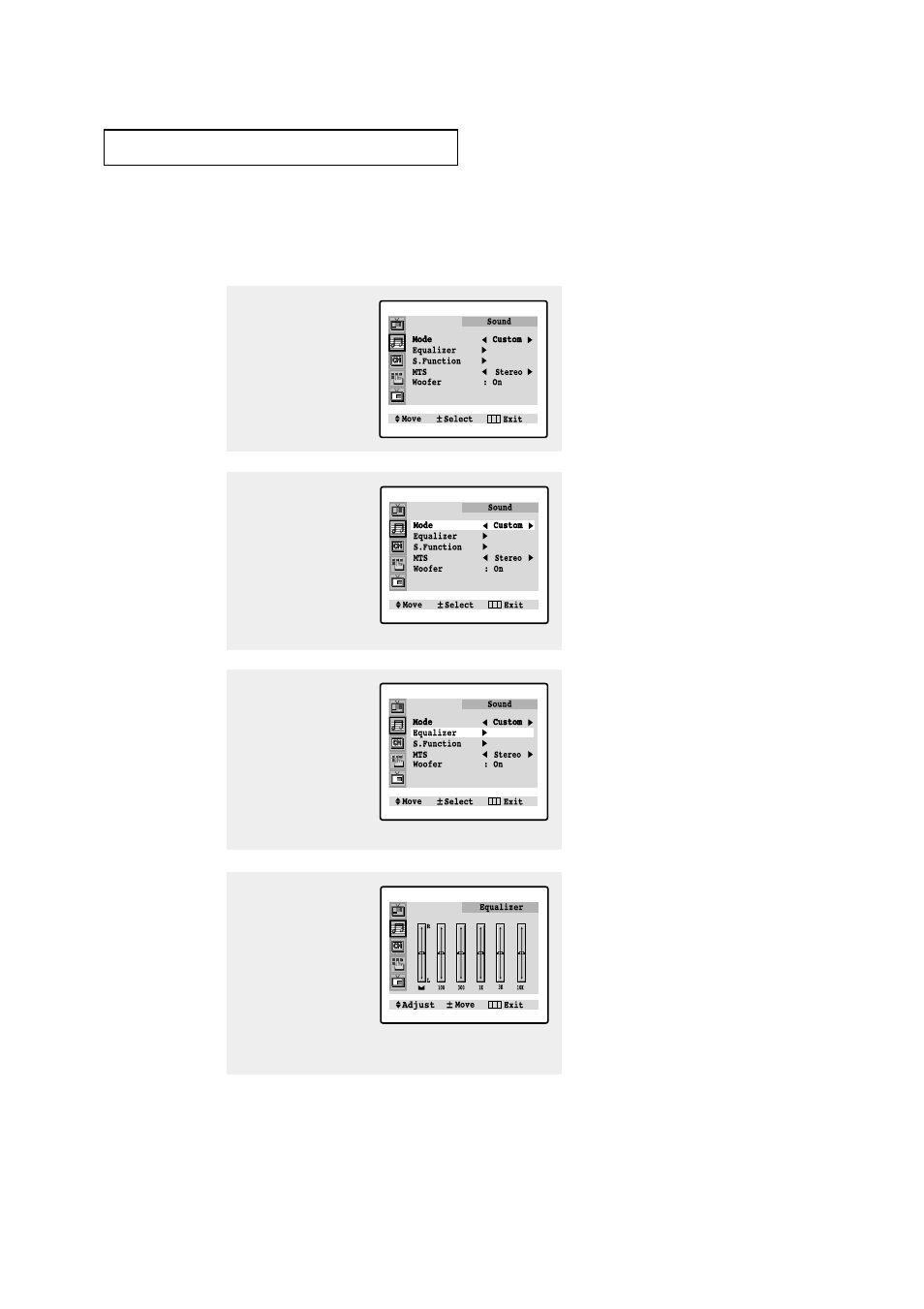 Customizing the sound | Samsung CL29Z7H User Manual | Page 35 / 65