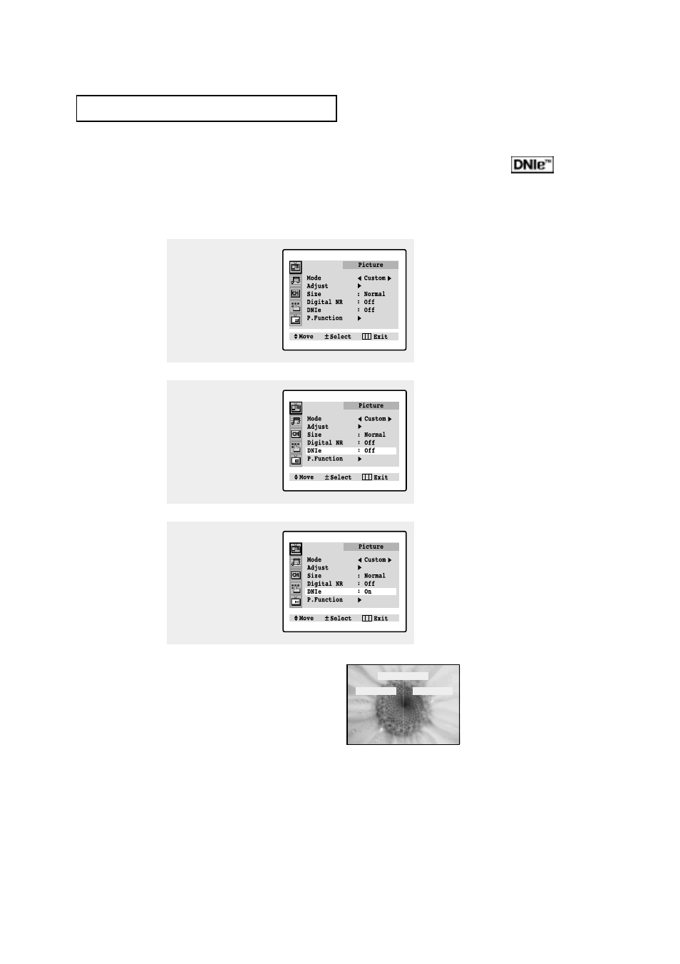 Dnie, Digital natural image engine) | Samsung CL29Z7H User Manual | Page 44 / 65