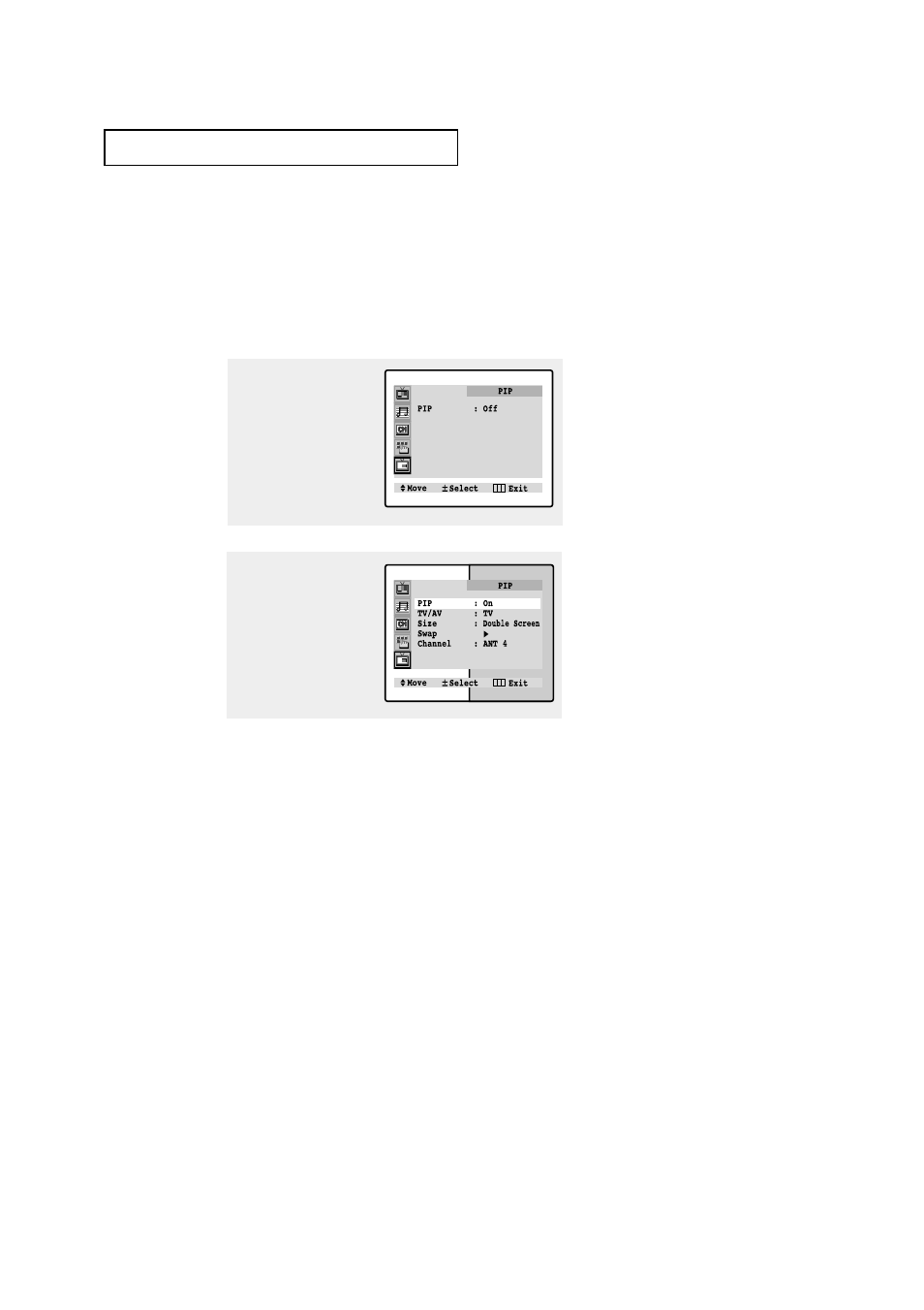 Viewing picture-in-picture | Samsung CL29Z7H User Manual | Page 55 / 65