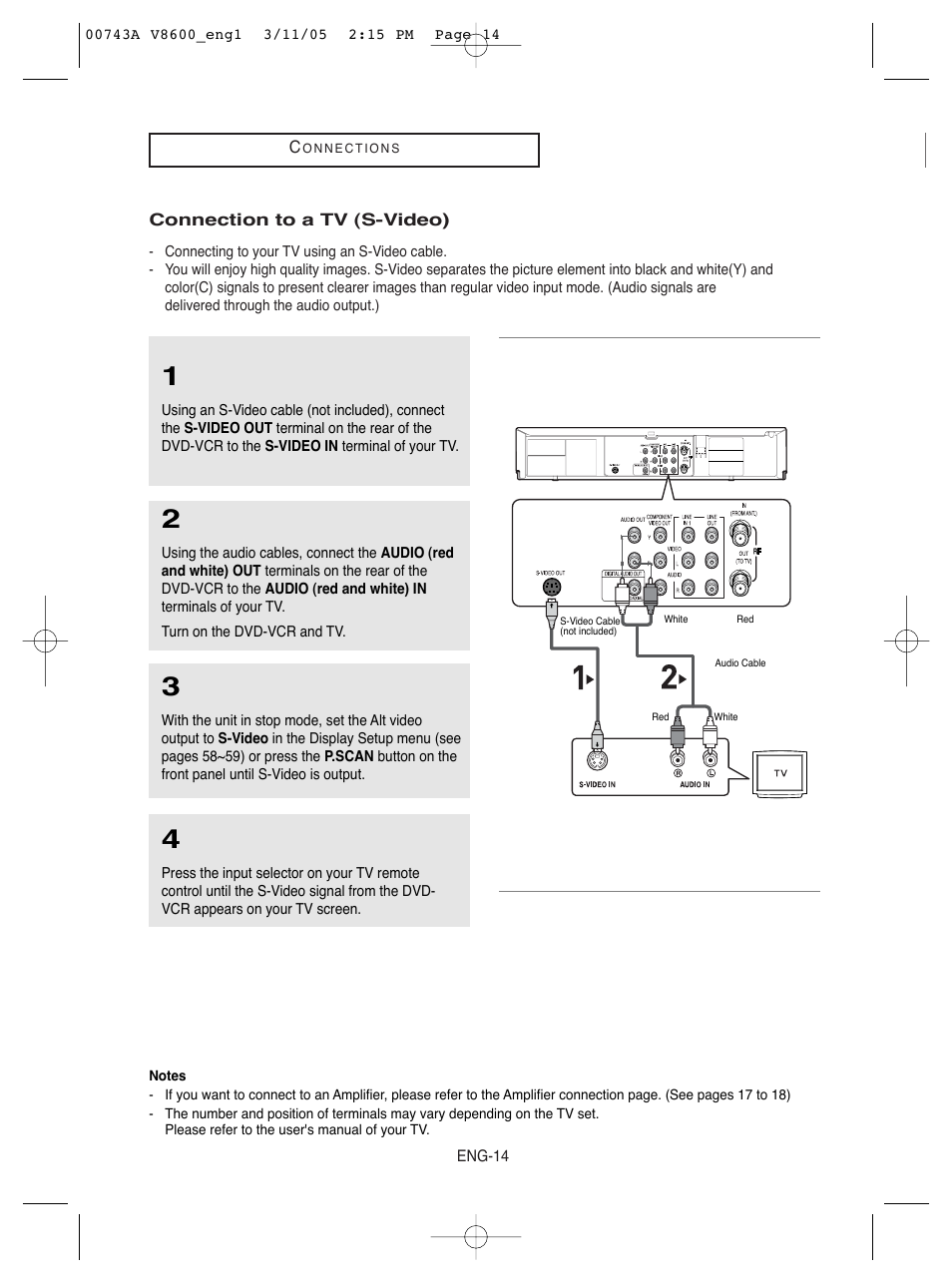 Samsung DVD-V8600 User Manual | Page 14 / 87