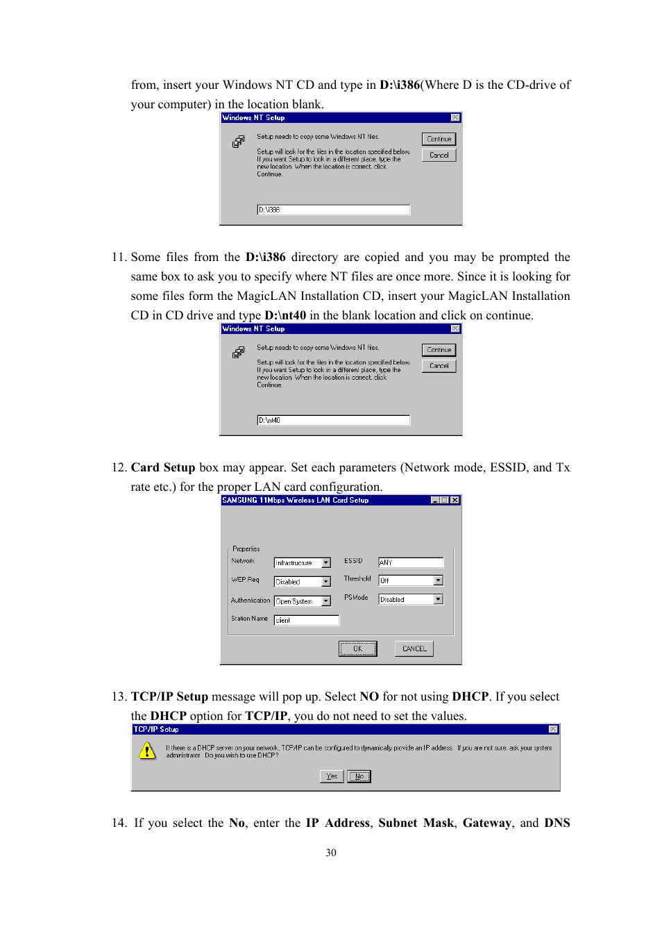 Samsung SWL-2210M User Manual | Page 30 / 67