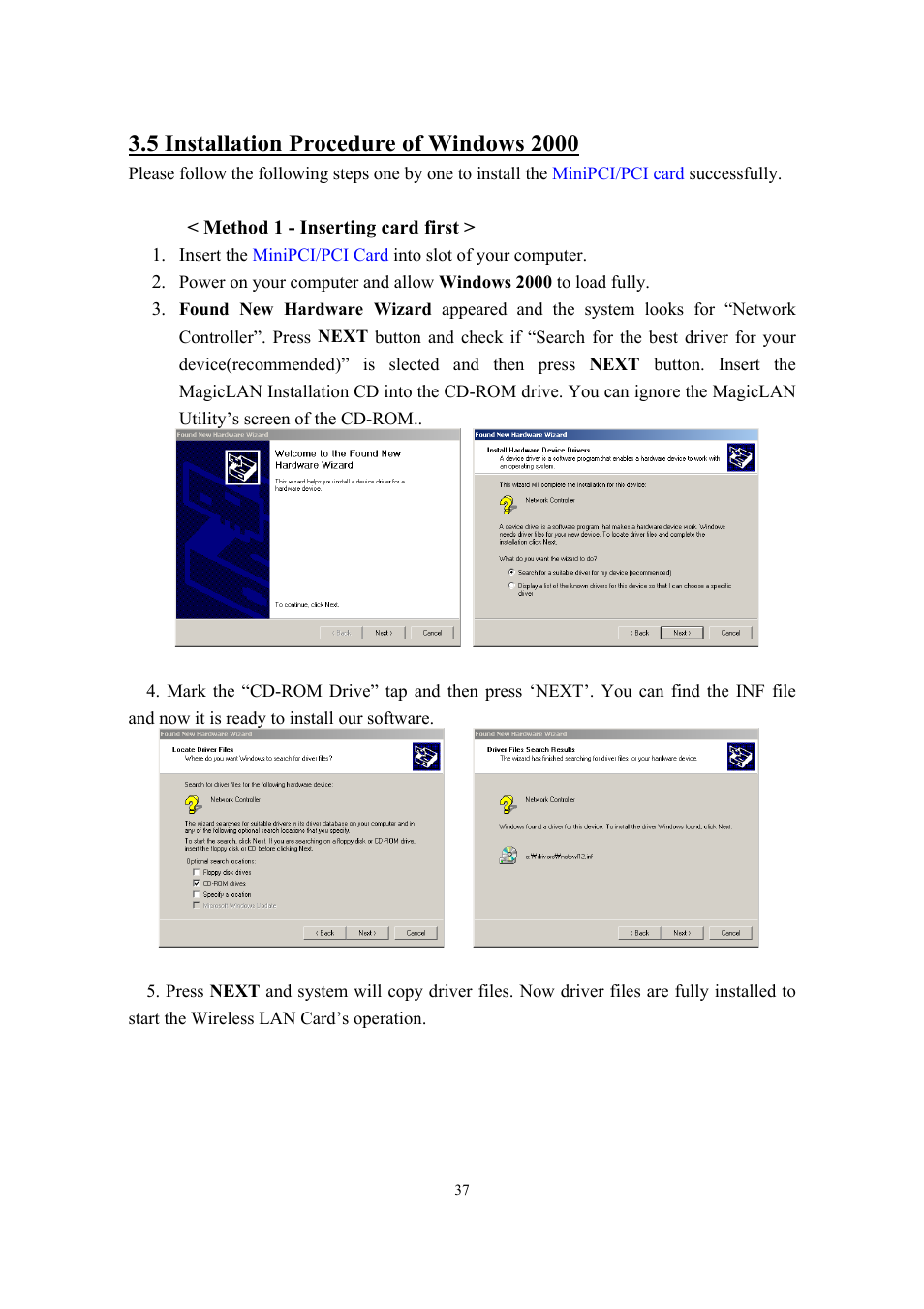 Samsung SWL-2210M User Manual | Page 37 / 67