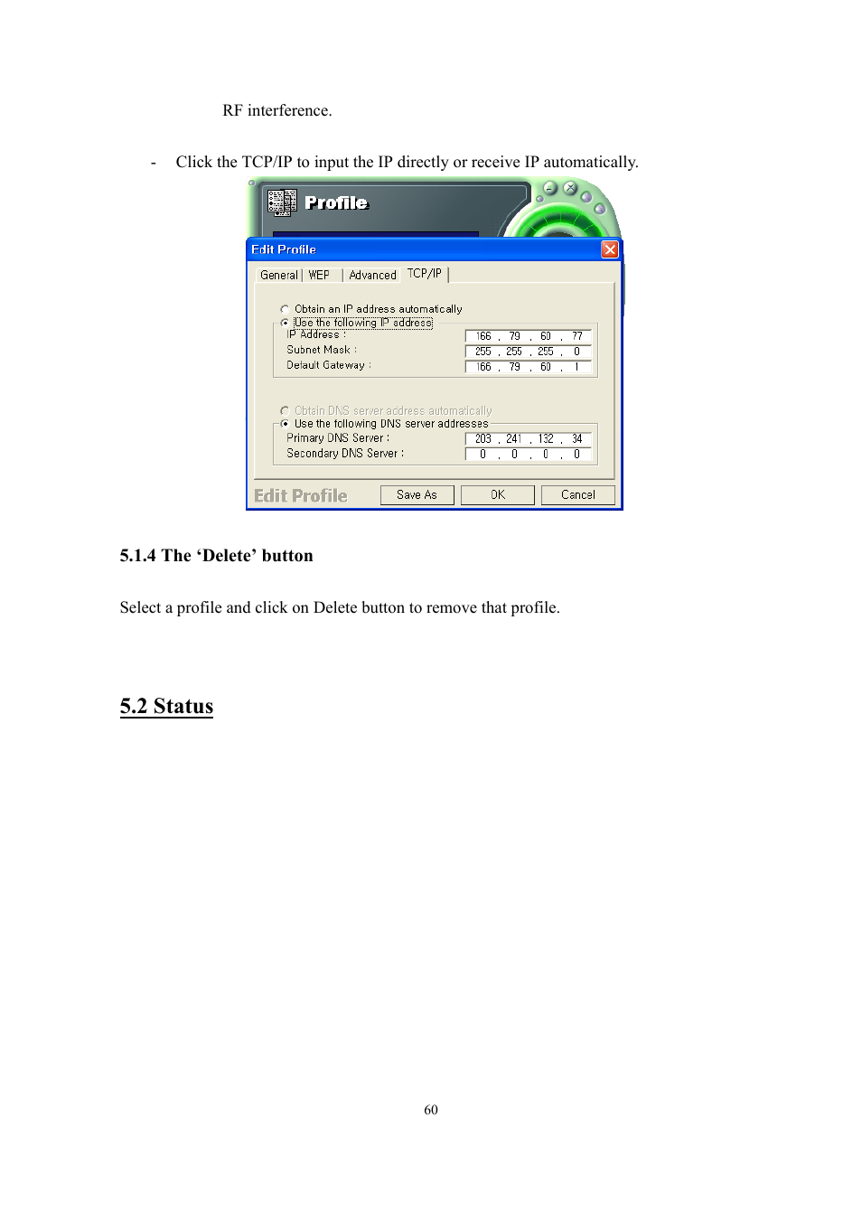 2 status | Samsung SWL-2210M User Manual | Page 60 / 67