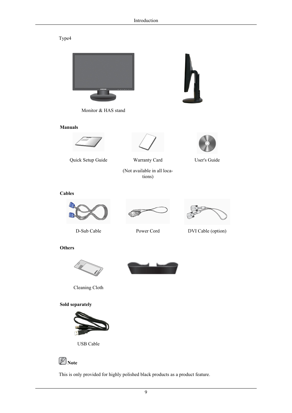 Samsung 2443BWX User Manual | Page 10 / 74