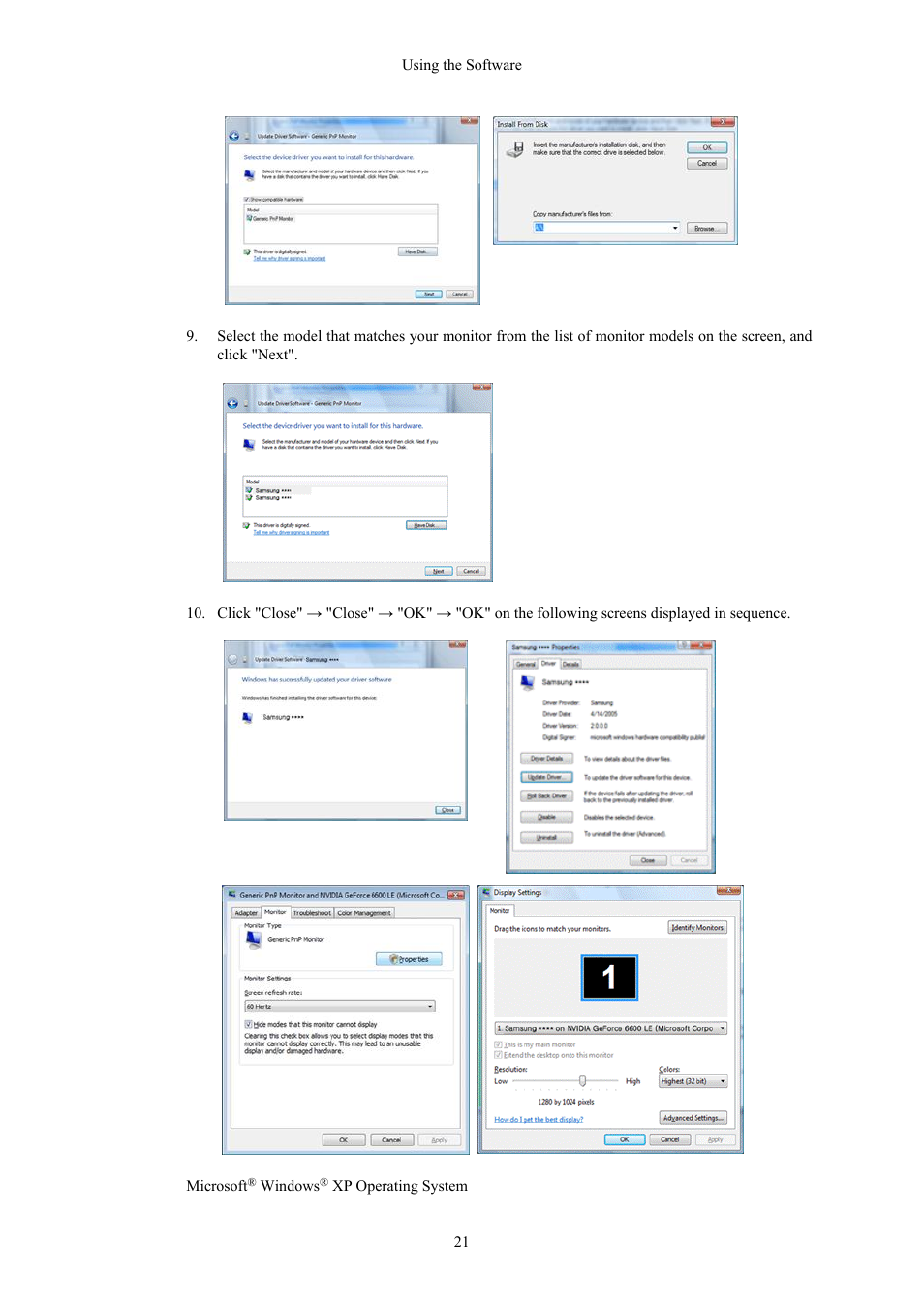 Samsung 2443BWX User Manual | Page 22 / 74