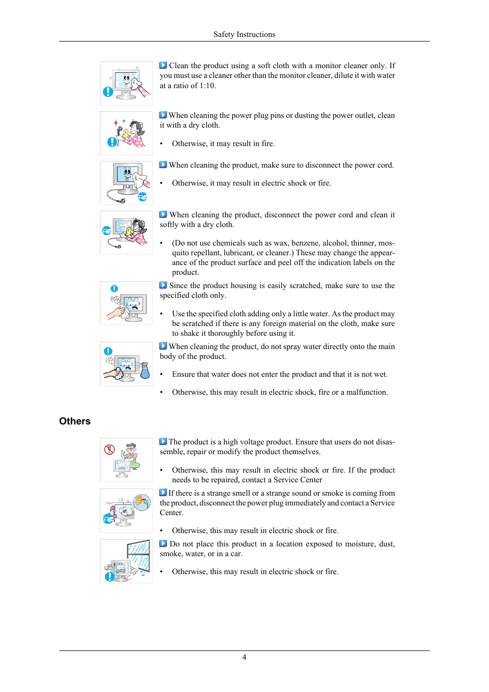 Others | Samsung 2443BWX User Manual | Page 5 / 74