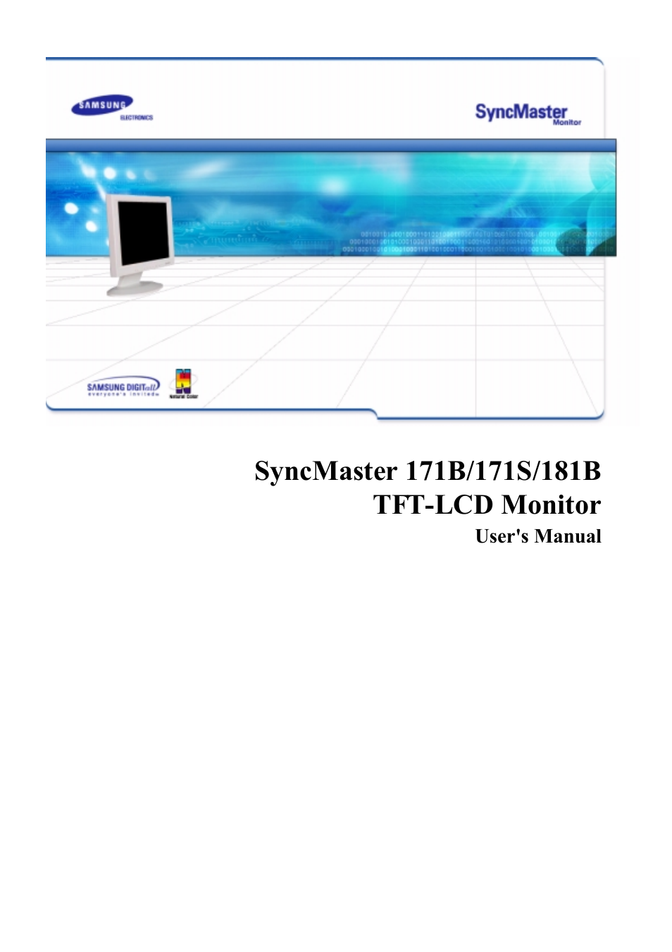 Samsung 181B User Manual | 65 pages