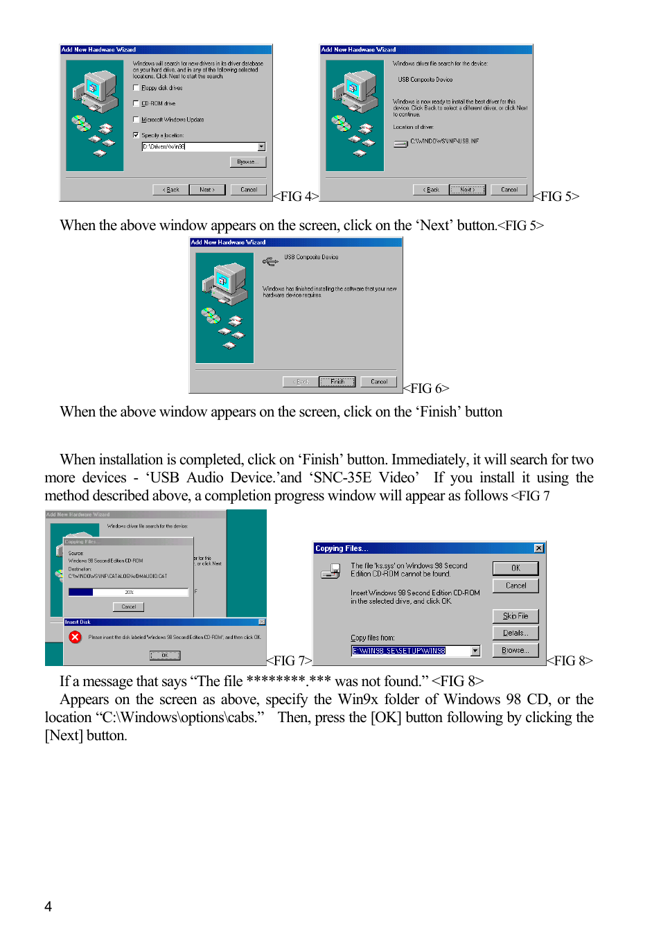 Samsung ANYCAM SNC-35E User Manual | Page 4 / 9