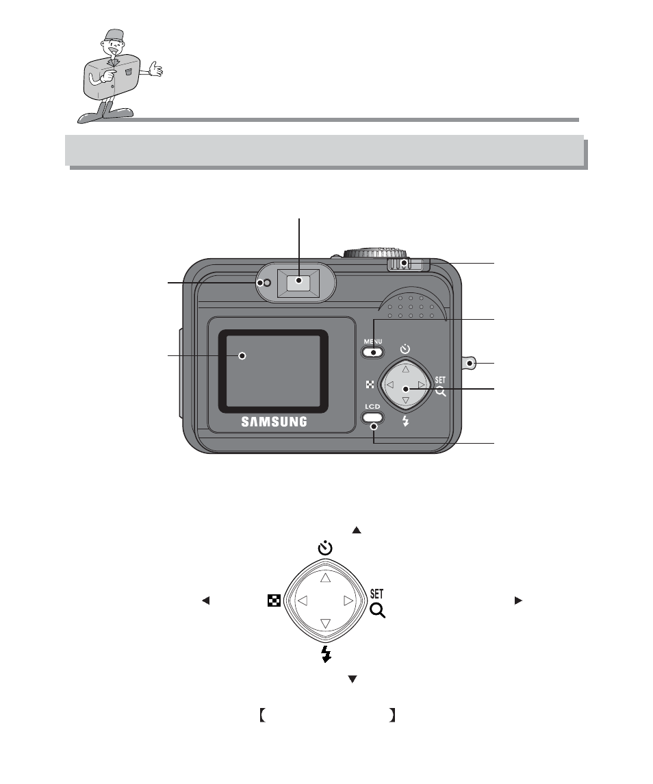 Identification of features, Product exterior (back) | Samsung Digimax 201 User Manual | Page 14 / 120