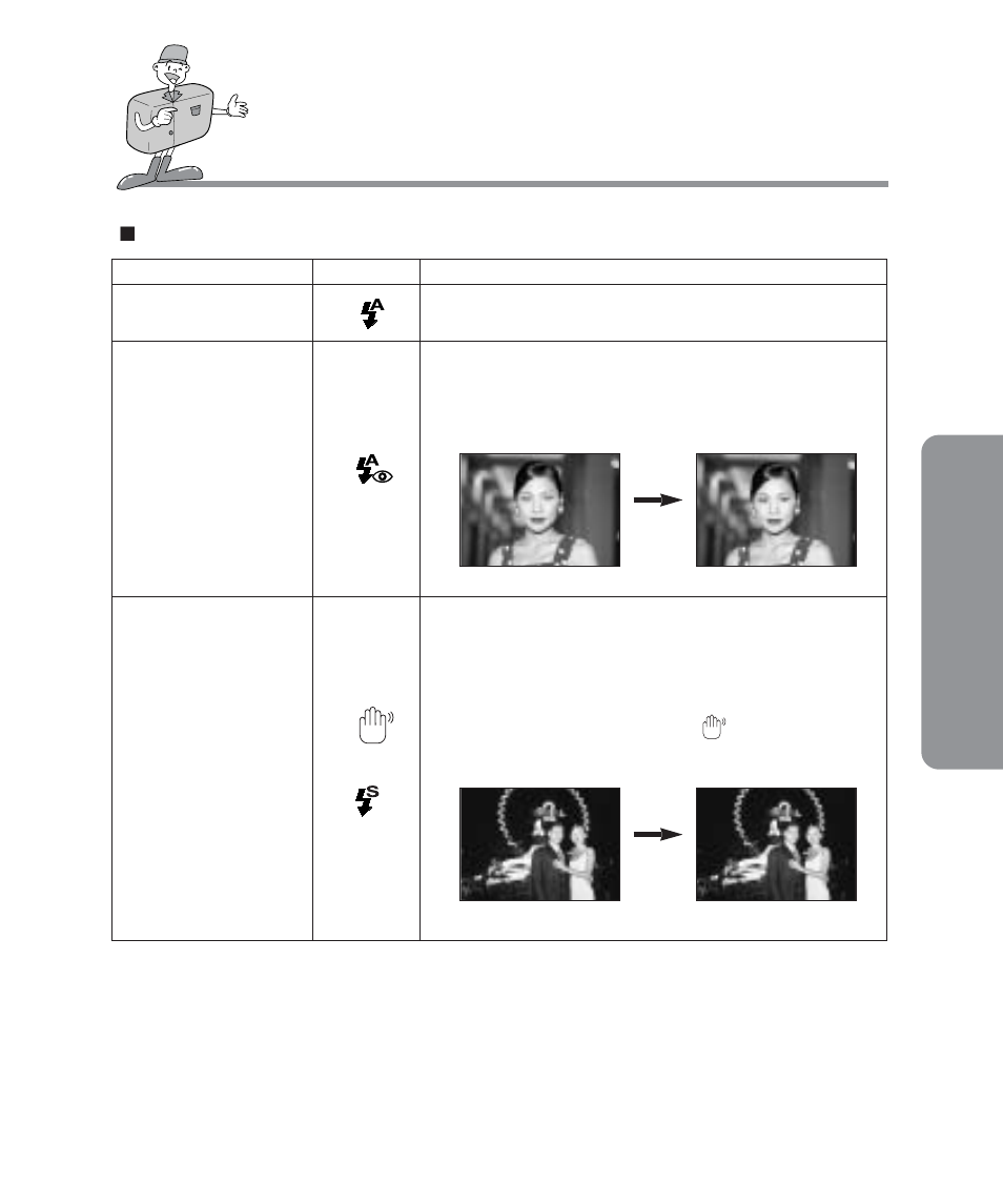 Adv anced recording mode | Samsung Digimax 201 User Manual | Page 43 / 120