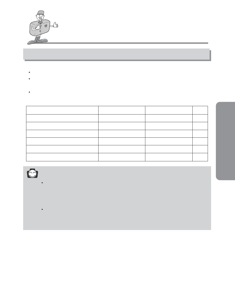 Adv anced recording mode, Information, Using the lcd monitor to adjust the camera | Samsung Digimax 201 User Manual | Page 45 / 120