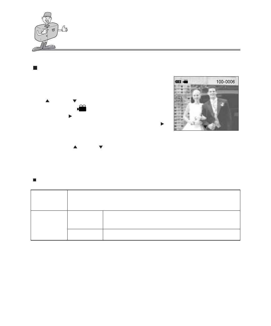 Play mode, Playing back a movie clip | Samsung Digimax 201 User Manual | Page 54 / 120