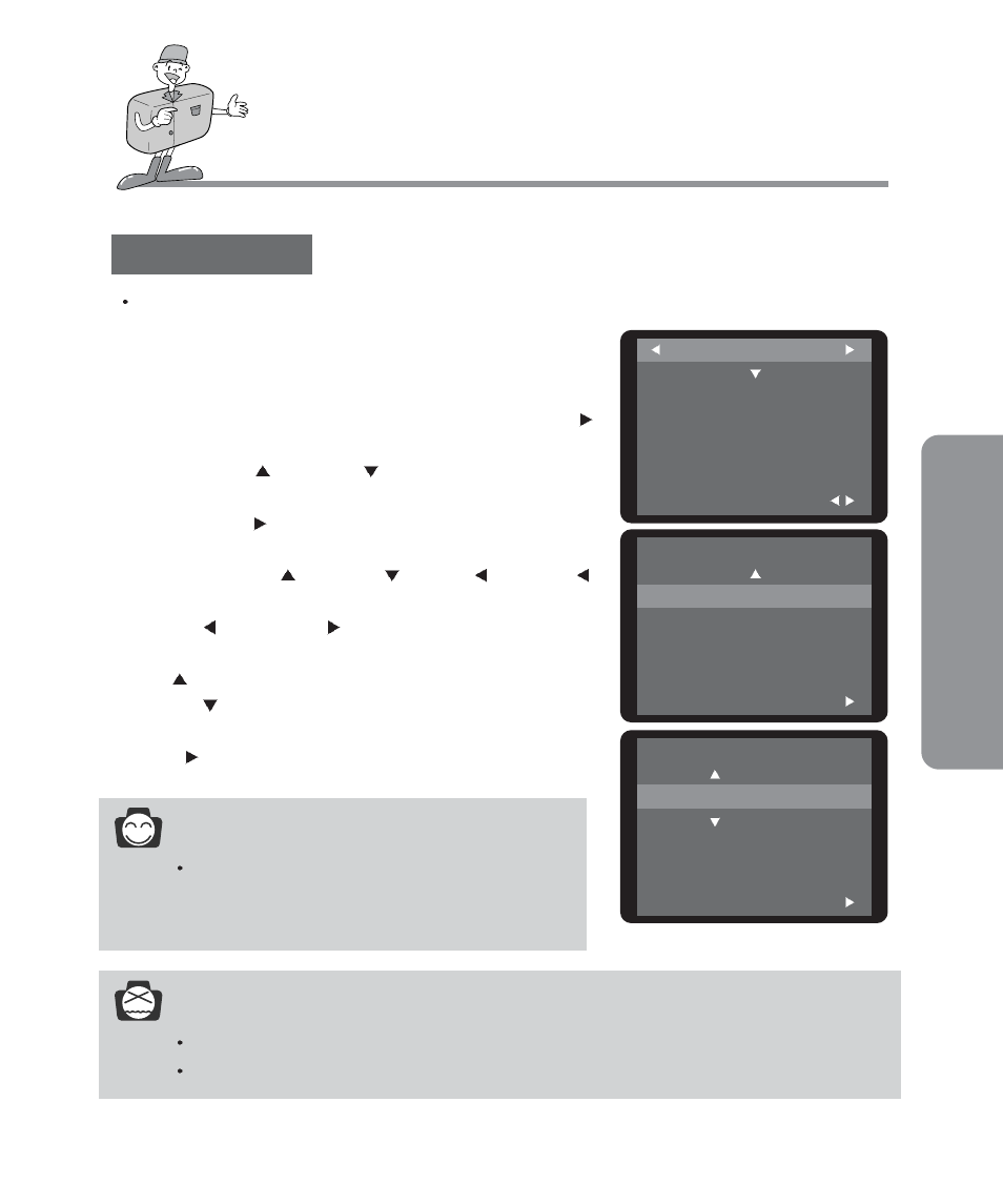 Adv anced setup mode, Information, Notice | Date setup | Samsung Digimax 201 User Manual | Page 71 / 120