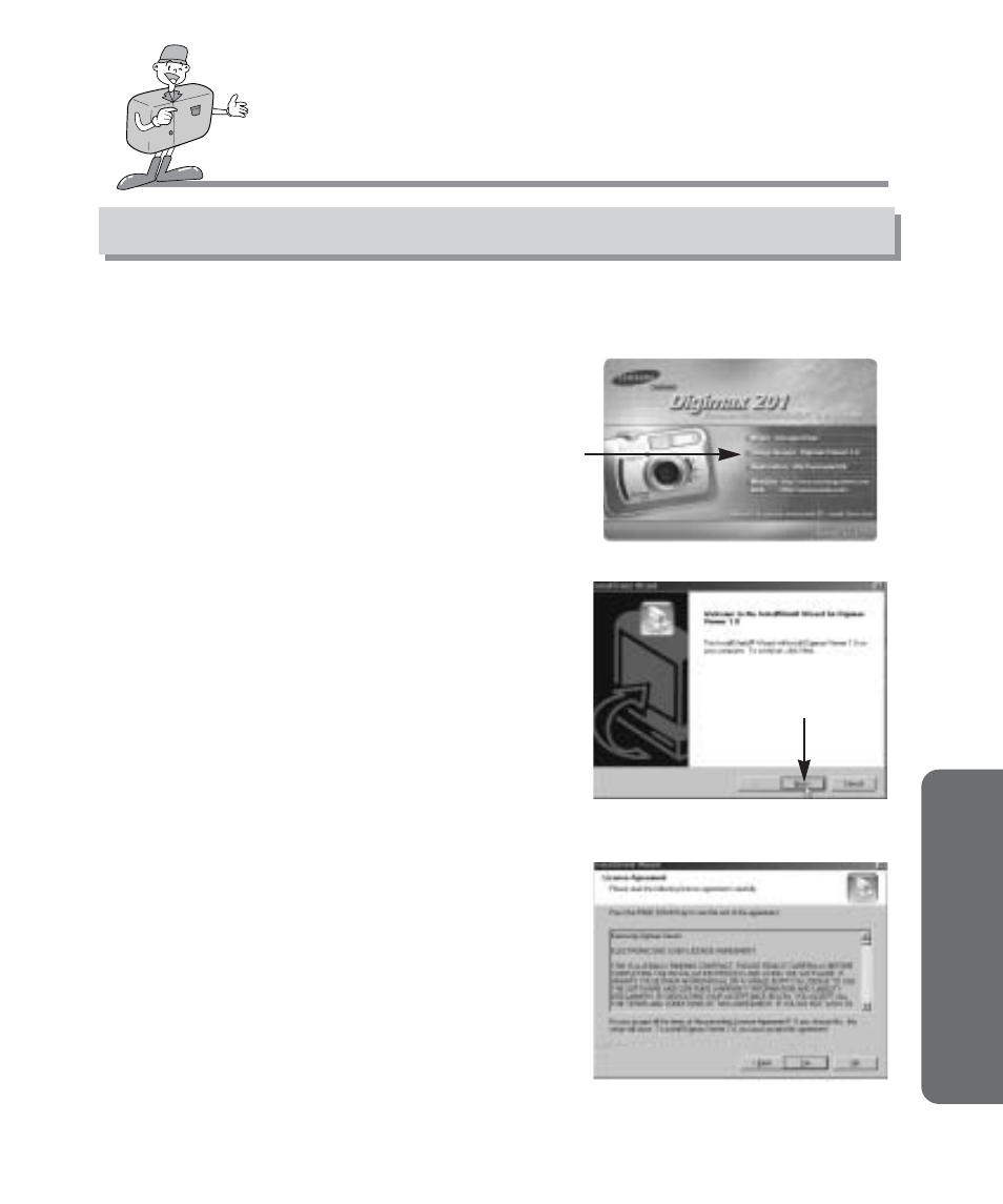 Softw are, Software manual, Setting up digimax viewer | Samsung Digimax 201 User Manual | Page 97 / 120