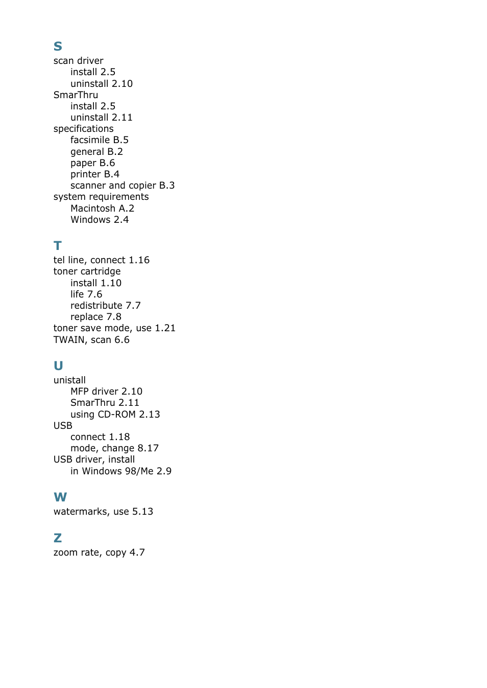 Samsung SCX-4216F User Manual | Page 165 / 225