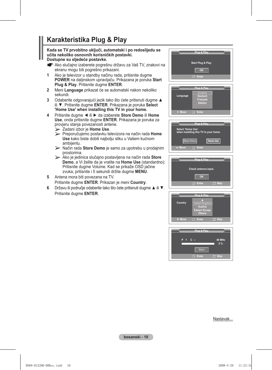 Karakteristika plug & play | Samsung BN68-01528B-02 User Manual | Page 310 / 427