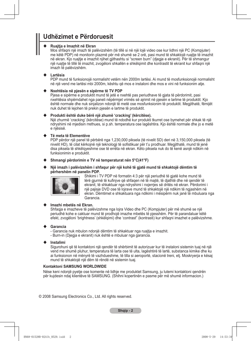 Udhëzimet e përdoruesit | Samsung BN68-01528B-02 User Manual | Page 344 / 427