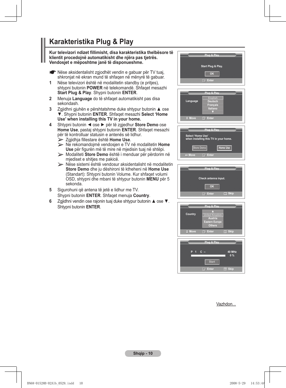 Karakteristika plug & play | Samsung BN68-01528B-02 User Manual | Page 352 / 427