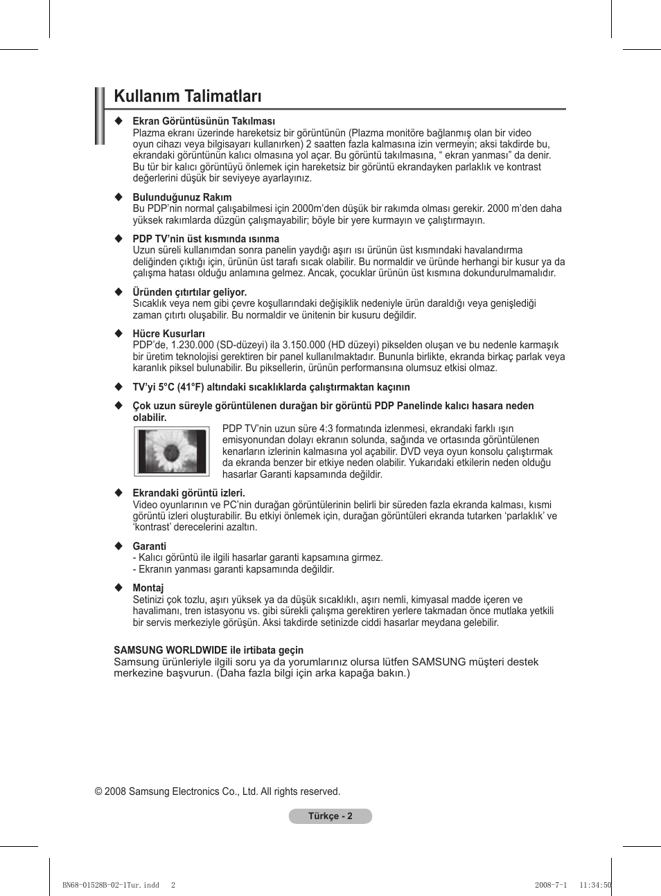 Kullanım talimatları | Samsung BN68-01528B-02 User Manual | Page 89 / 427