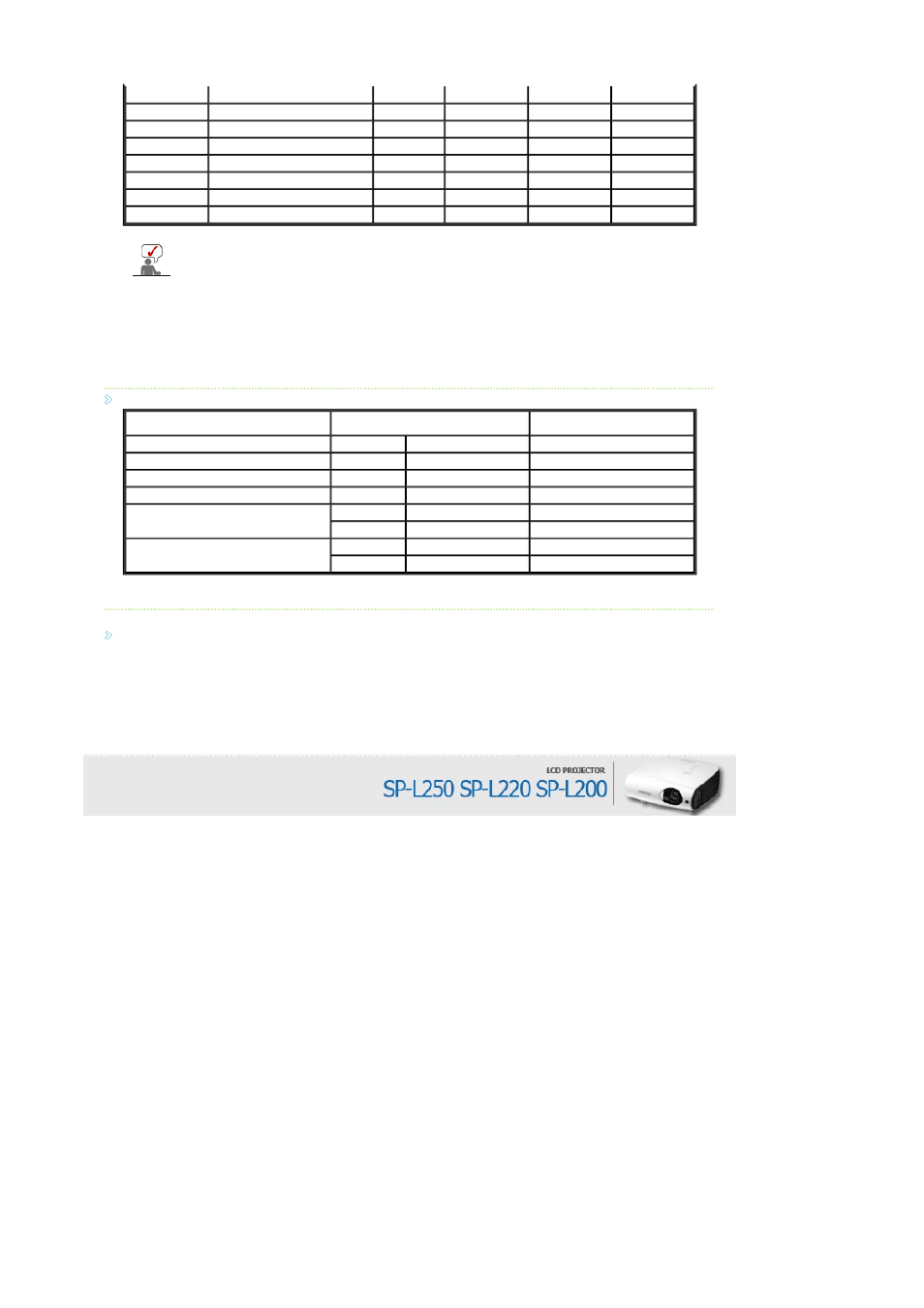 Samsung SP-L250 User Manual | Page 15 / 37