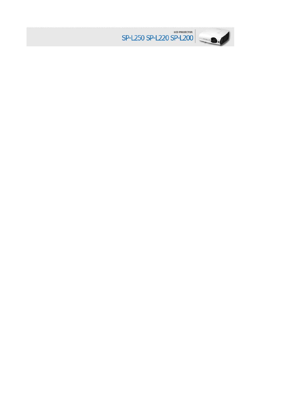 Samsung SP-L250 User Manual | Page 23 / 37