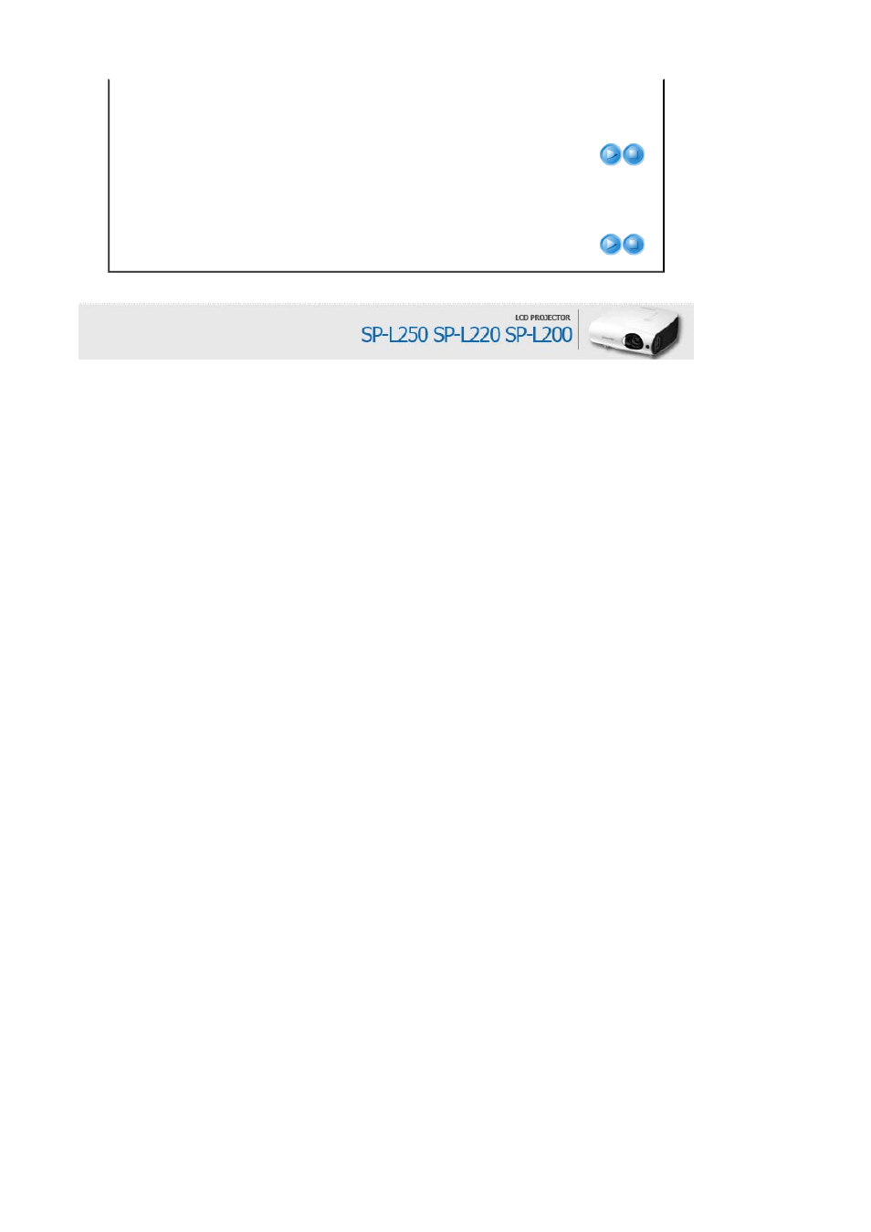 Samsung SP-L250 User Manual | Page 30 / 37