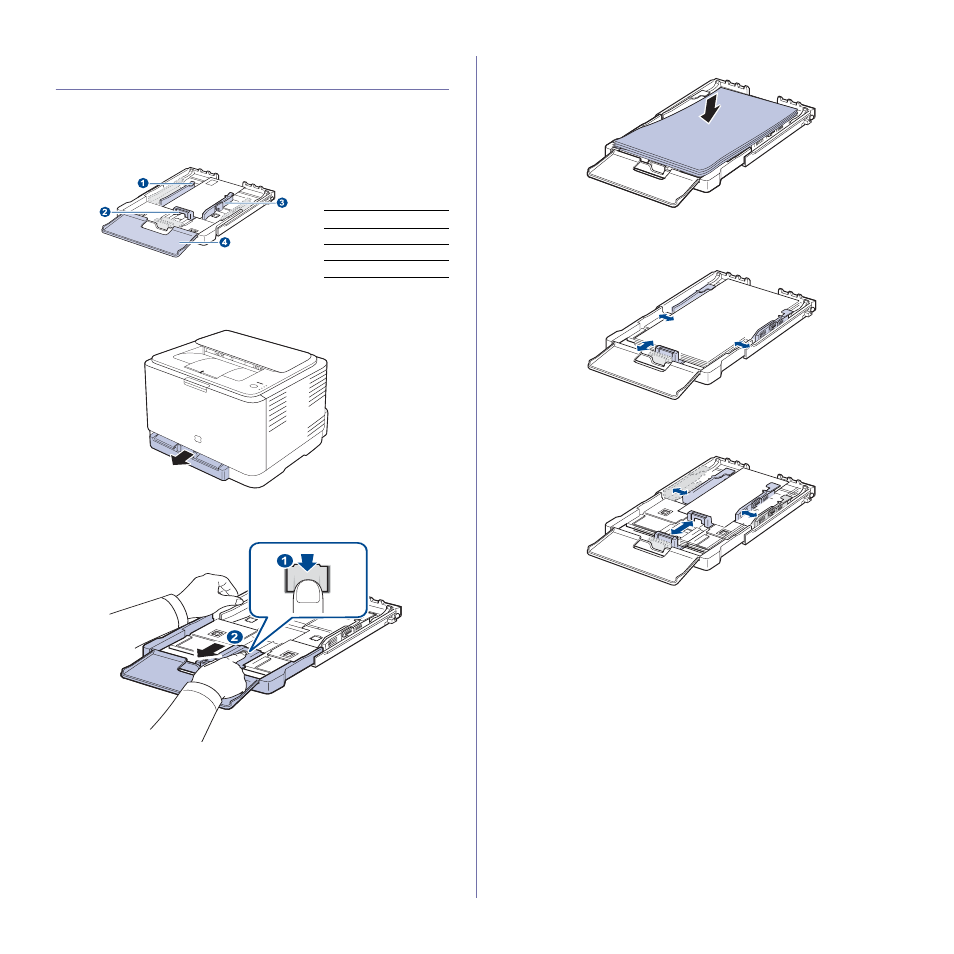 Changing the size of the paper in the paper tray | Samsung CLP-310N User Manual | Page 28 / 99