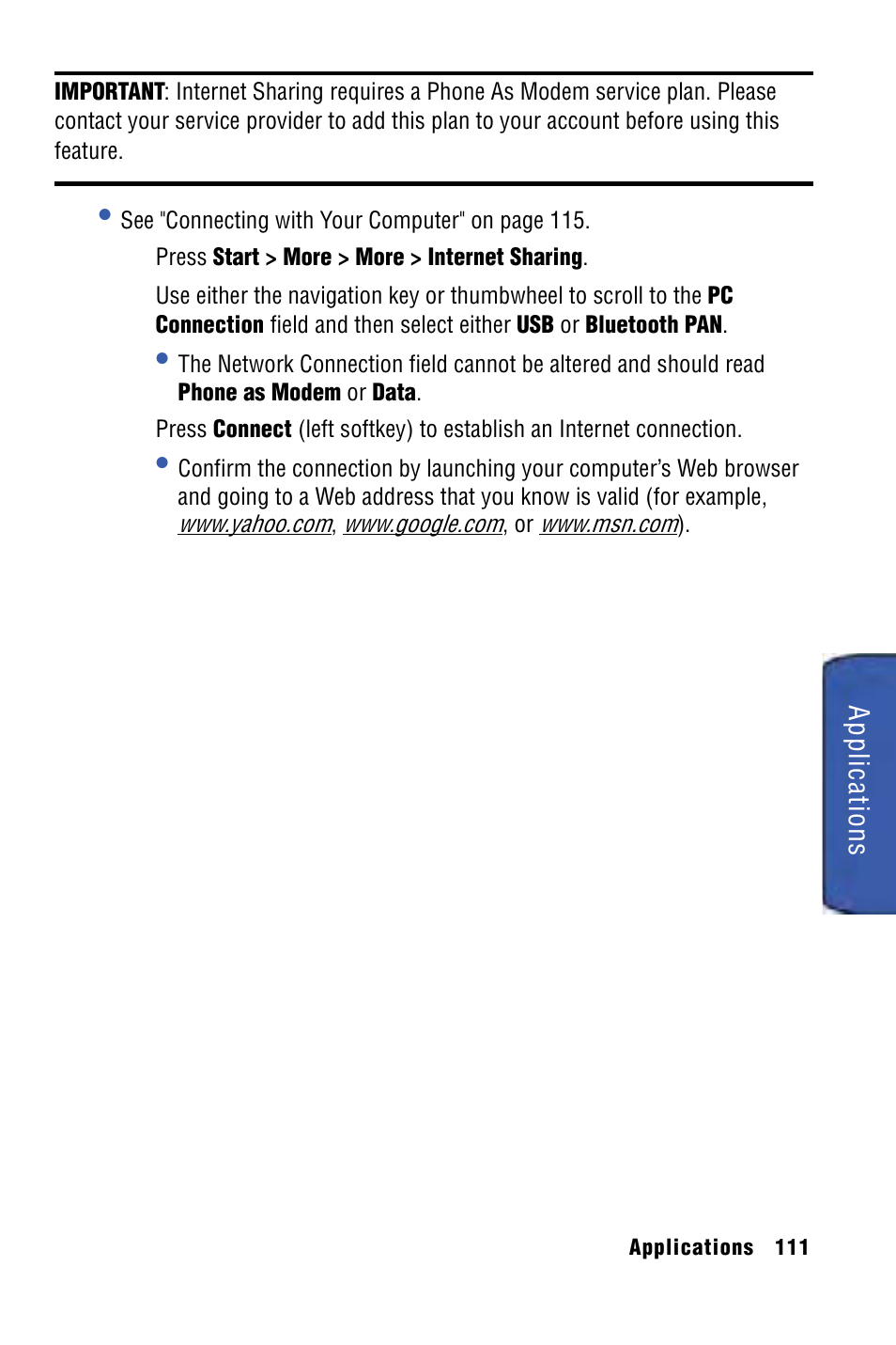 Samsung SPH-I325 User Manual | Page 119 / 164