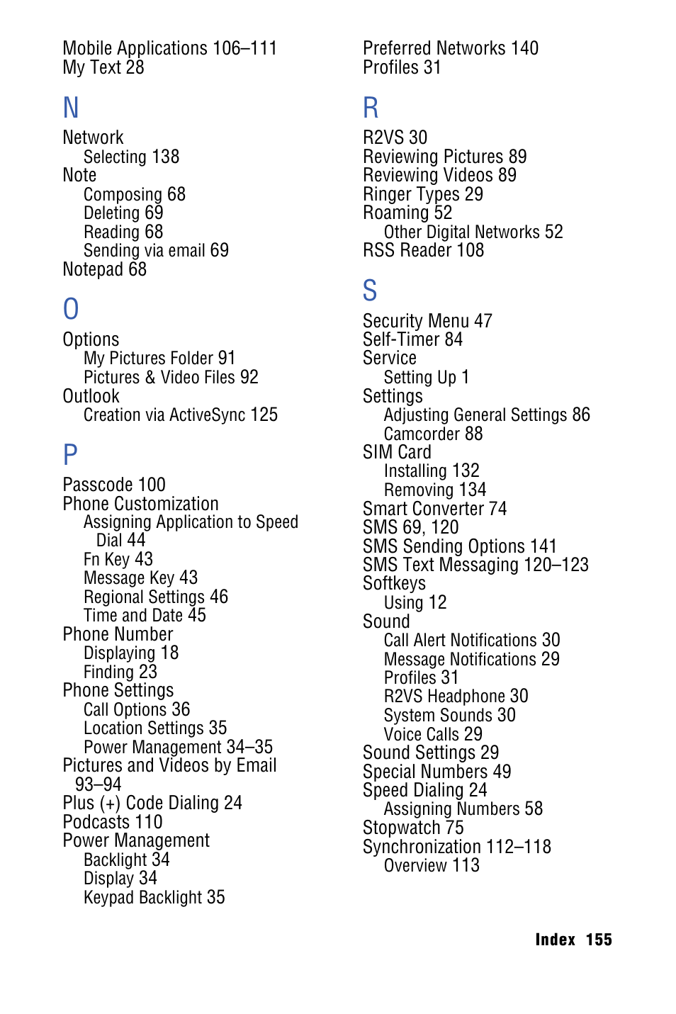 Samsung SPH-I325 User Manual | Page 163 / 164