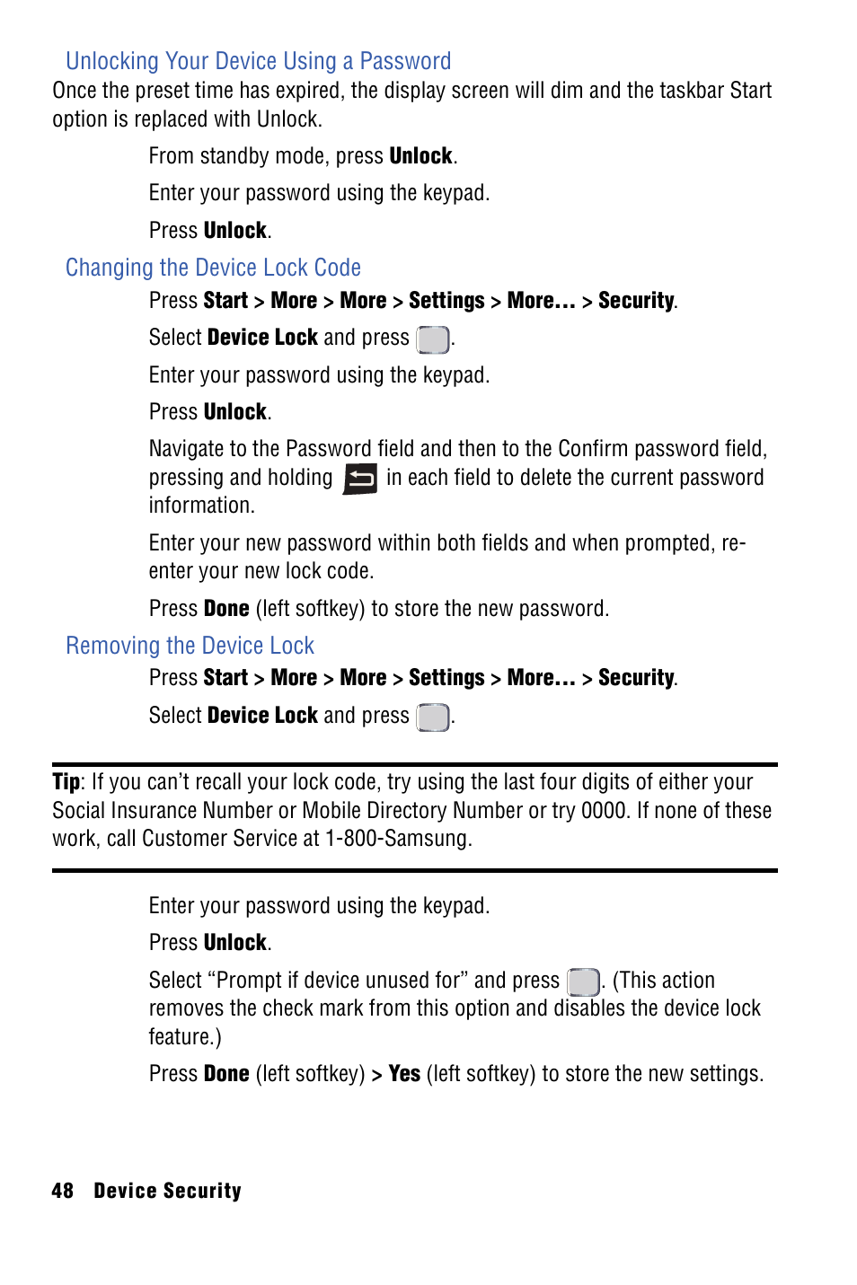 Samsung SPH-I325 User Manual | Page 56 / 164