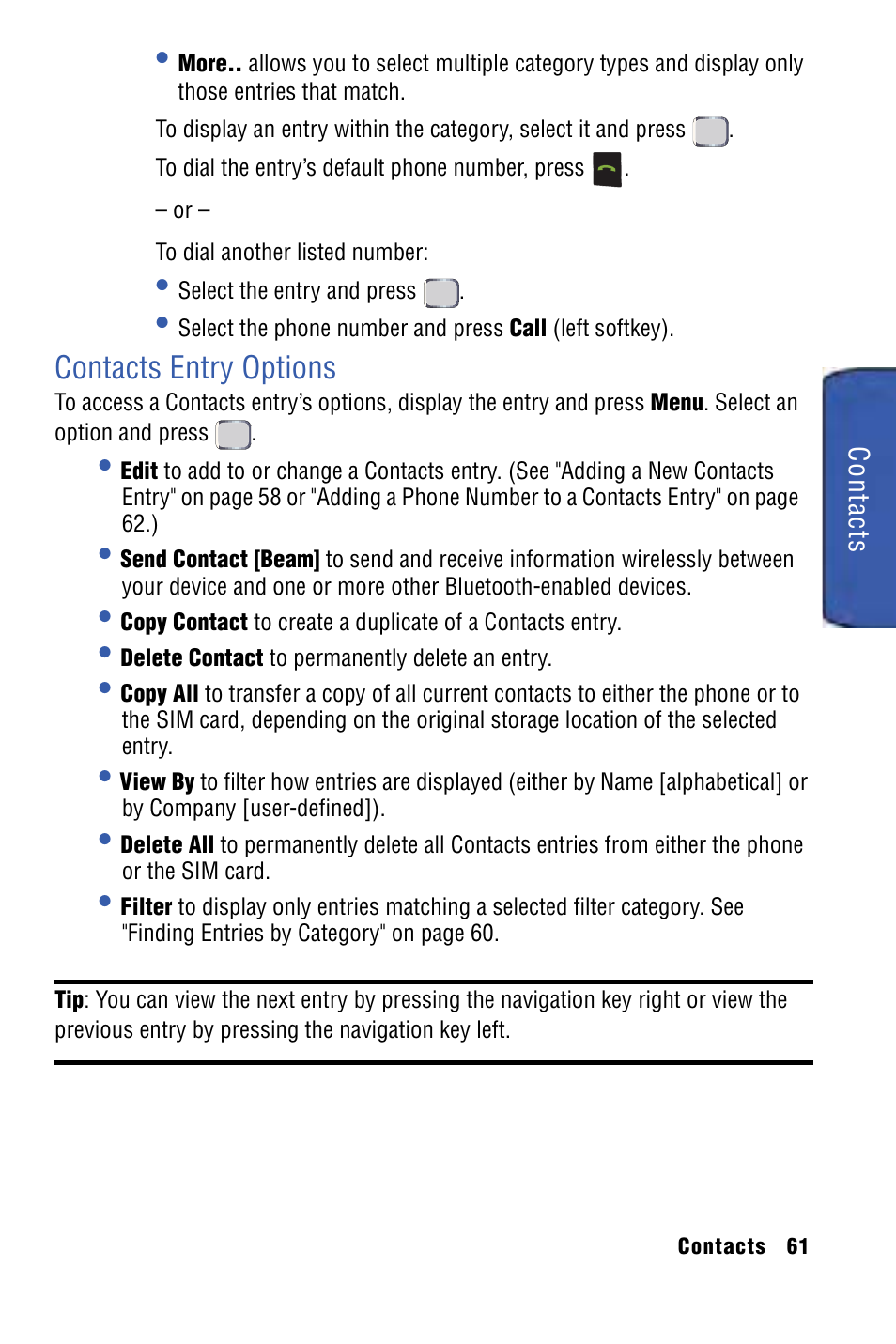 Samsung SPH-I325 User Manual | Page 69 / 164