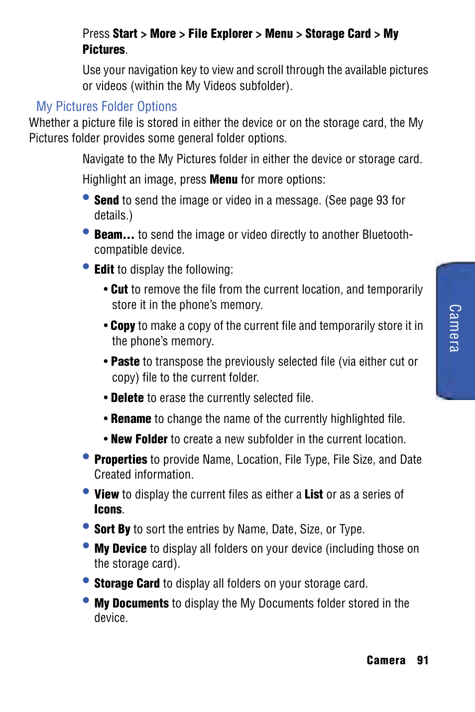 Samsung SPH-I325 User Manual | Page 99 / 164