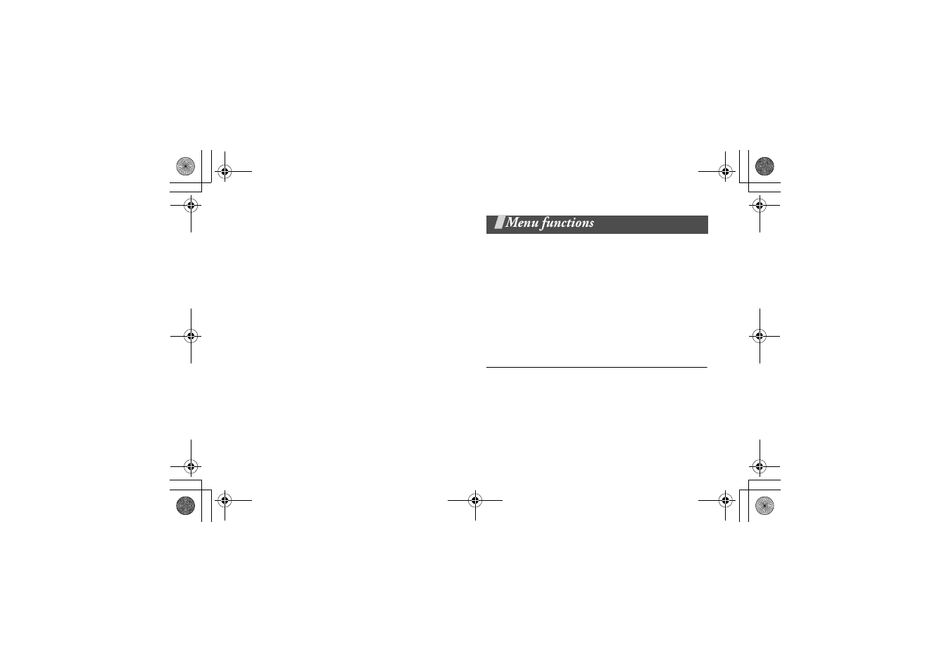 Menu functions, Call log (menu 1), All menu options listed | P. 25 | Samsung Blackjack Access User Manual | Page 28 / 85