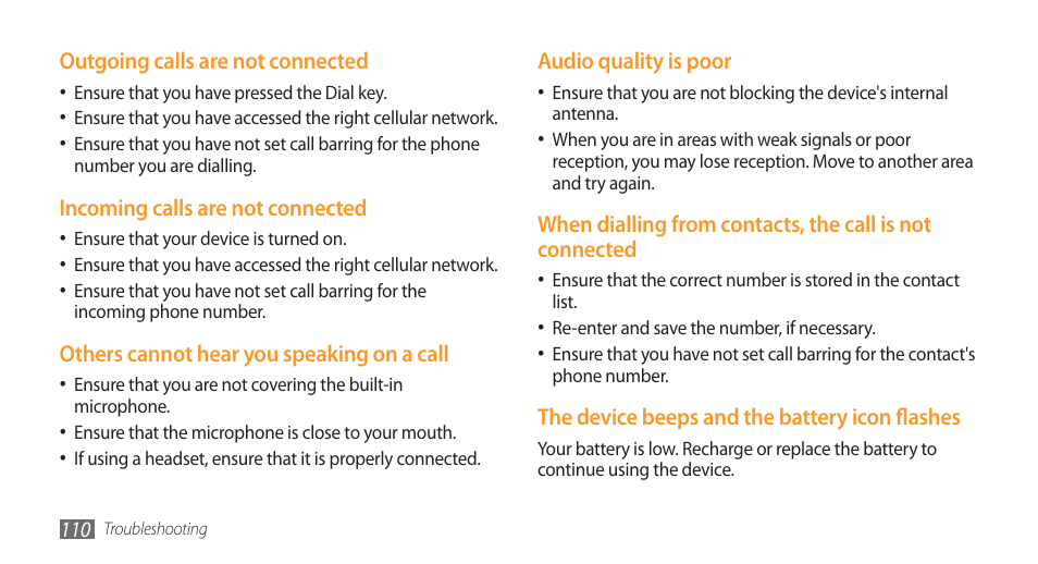 Samsung Galaxy 3 User Manual | Page 110 / 128