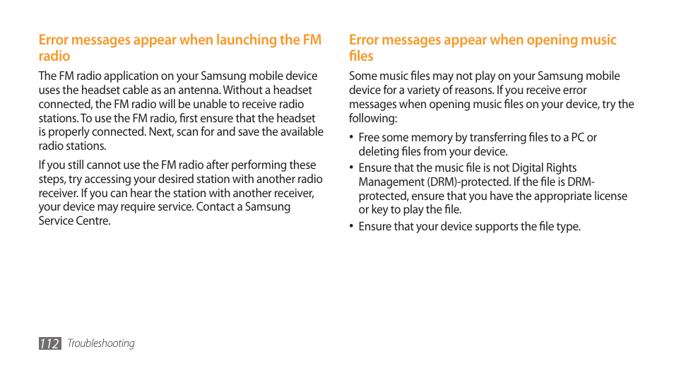 Samsung Galaxy 3 User Manual | Page 112 / 128
