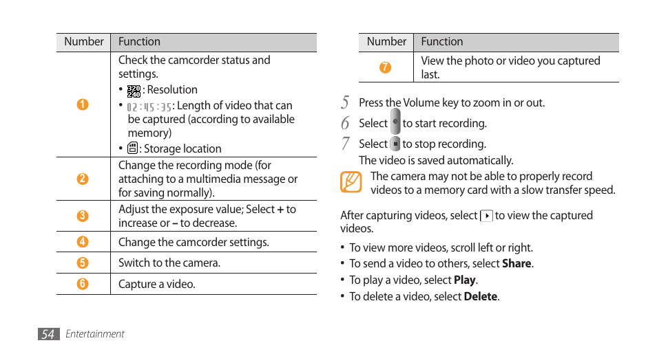 Samsung Galaxy 3 User Manual | Page 54 / 128